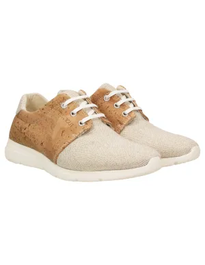 SNEAKERS IN SUGHERO E COTONE BIOLOGICO