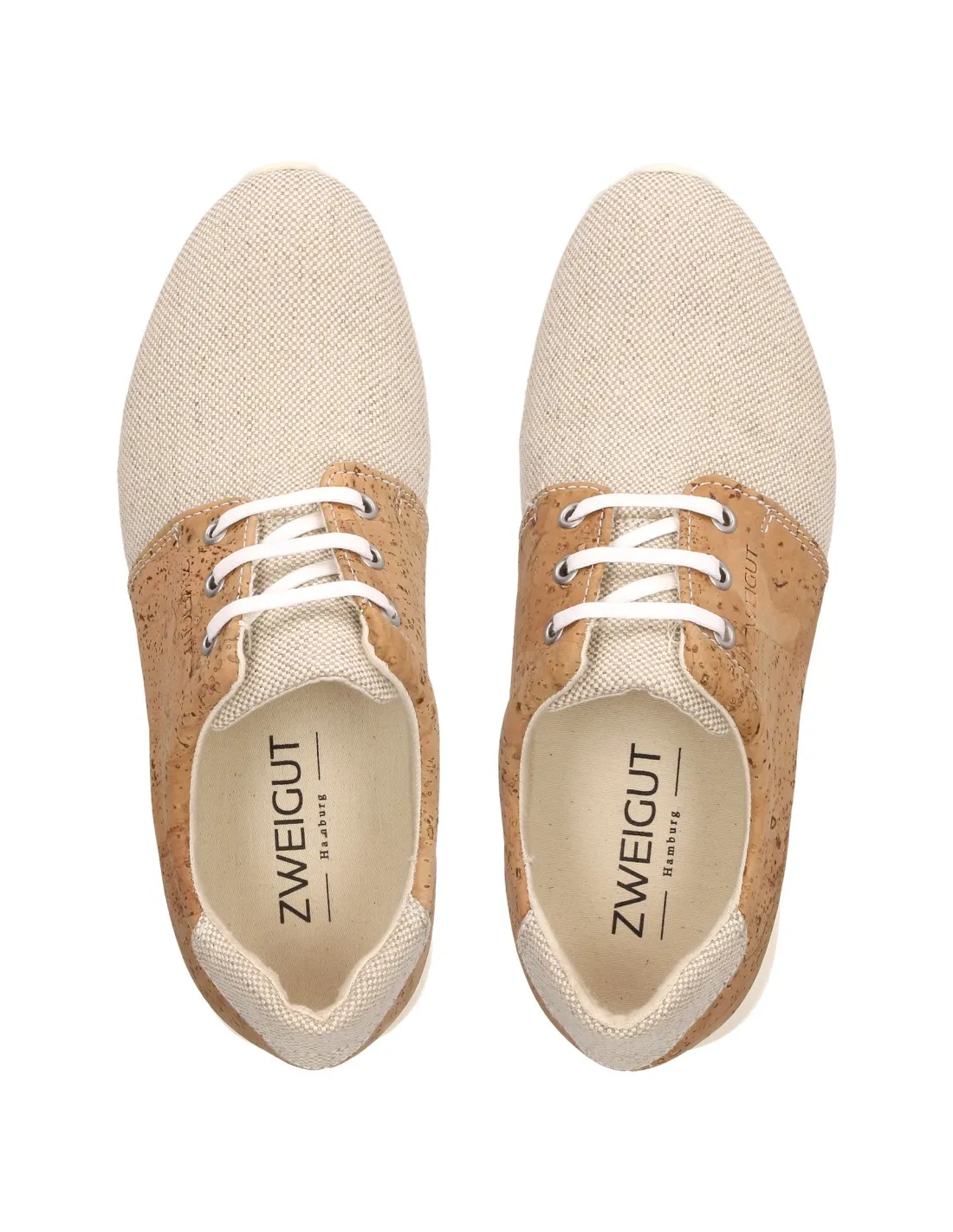 SNEAKERS IN SUGHERO E COTONE BIOLOGICO