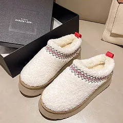 Thick soled fur slippers HPSD298