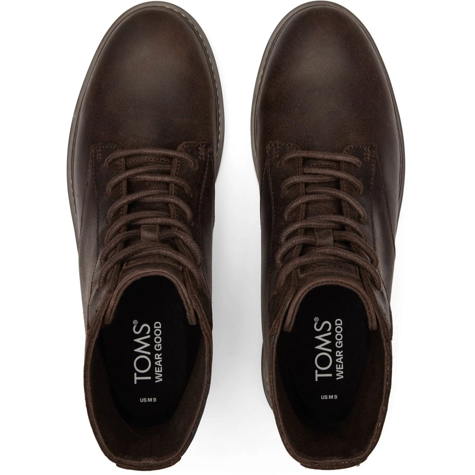 TOMS Navi TRVL Lite Ranger Leather Men's Dark Brown Boots