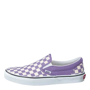 Ua Classic Slip-on (chkrbrd)chalkviolettrwht