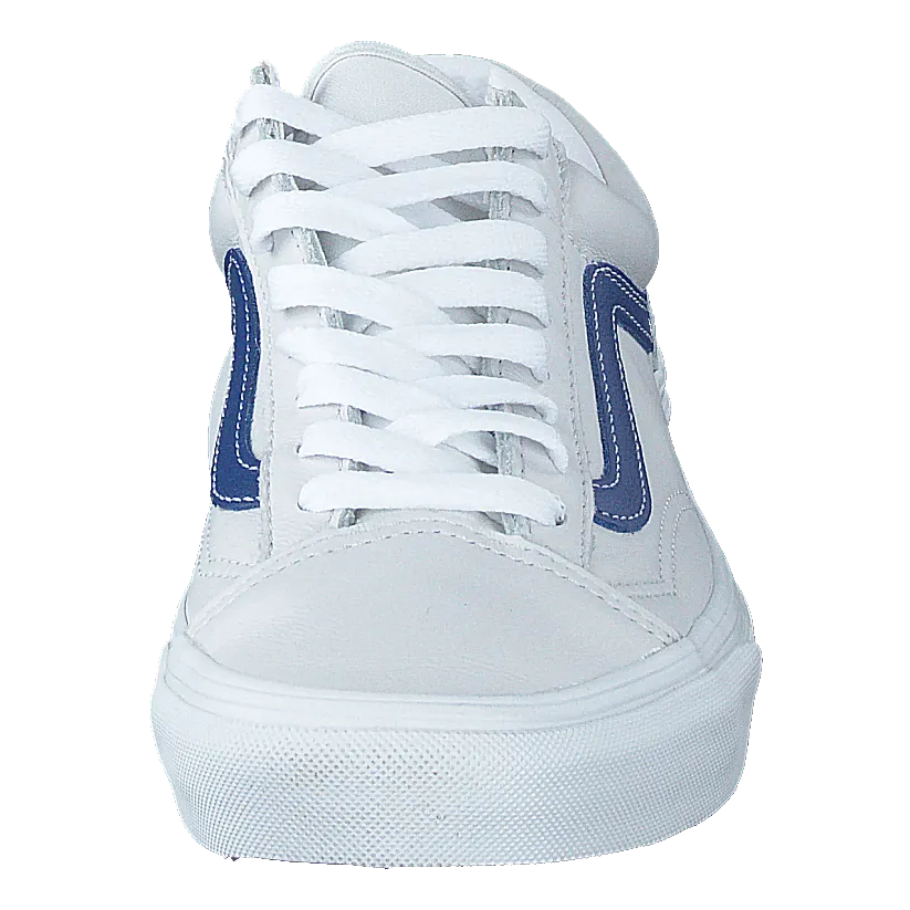Ua Style 36 (leather Pop)tr Bl/tr Wht