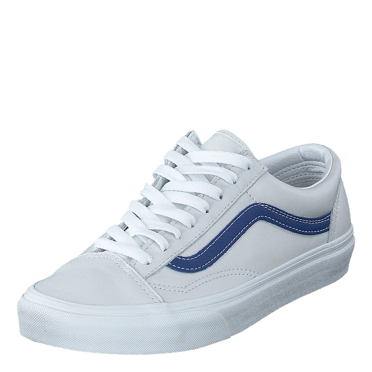 Ua Style 36 (leather Pop)tr Bl/tr Wht