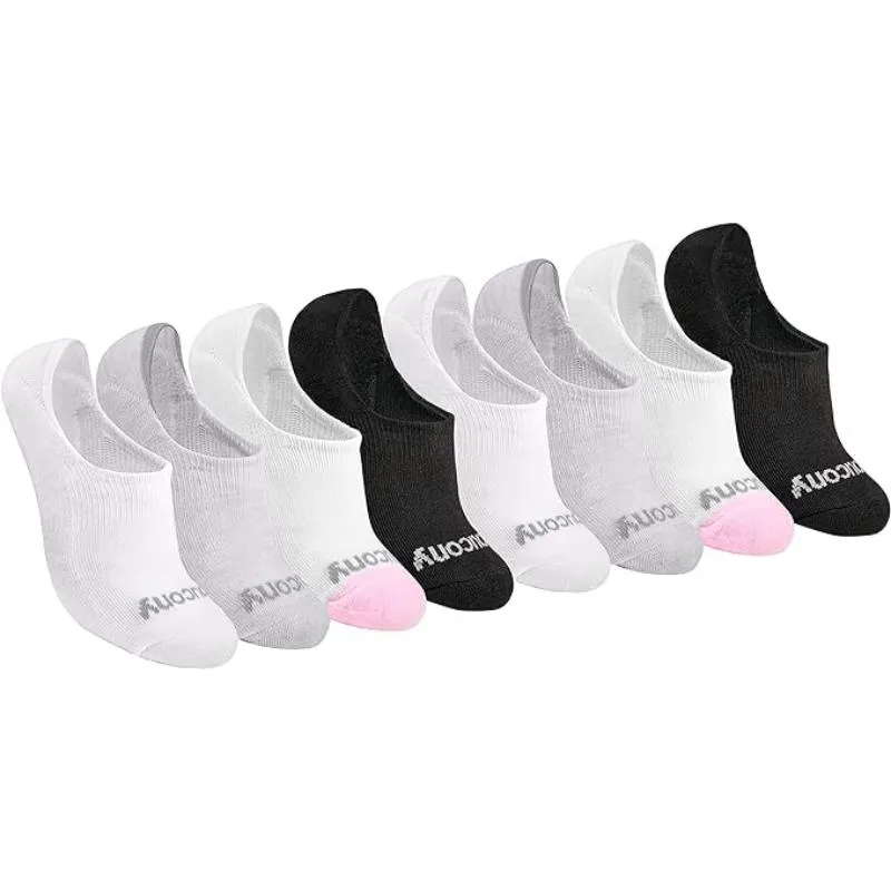 Women 8 Pair No Show Cushioned Invisible Liner Socks