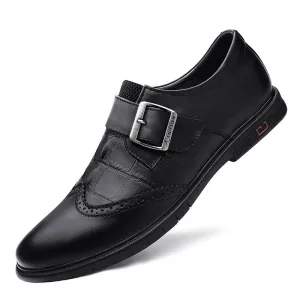 xiangtuibao Men's Genuine Leather Shoes Business Casual Shoes Men Brogues quality business England Style Handmade oxford shoes